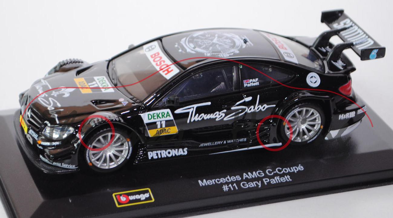 DTM Mercedes AMG C-Coupé 2012 (Baureihe C 204, Modell 2011-), schwarz, Team: THOMAS SABO / Mercedes-