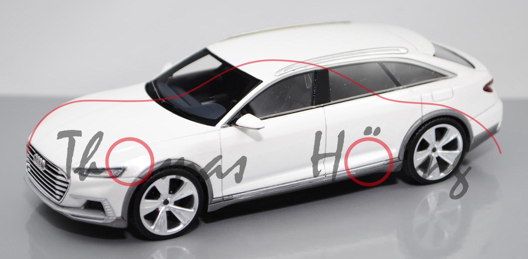 Audi prologue allroad concept, dehuaweiß, Auto Shanghai 2015, Looksmart Models, 1:43, Werbeschachtel