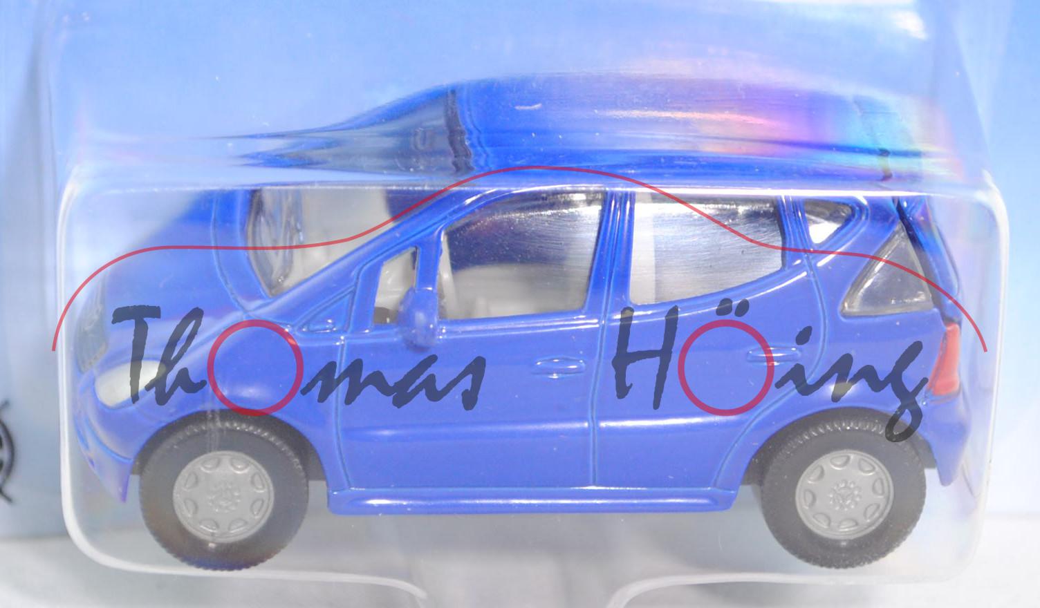 00001 Mercedes-Benz A 160 (Baureihe W 168, Baumuster 166.960, Modell 1997-2001), hell-ultramarinblau