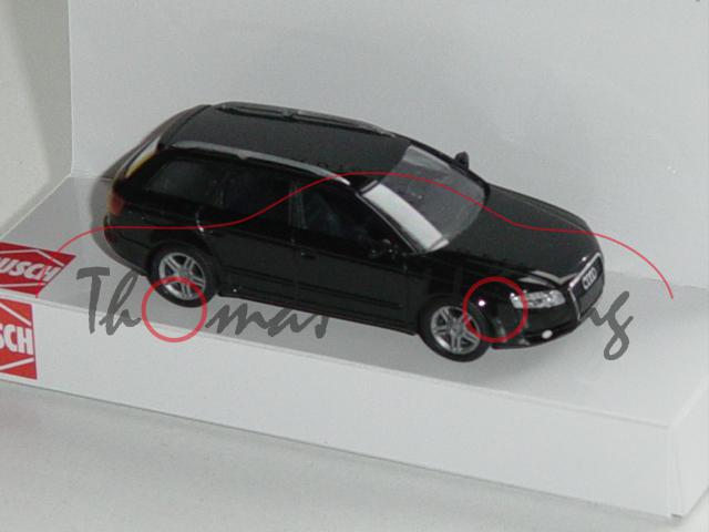 Audi A4 Avant, Mj. 2004, schwarz, Busch, 1:87, mb