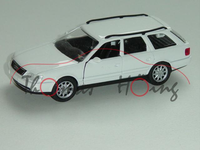 Audi A6 Avant, Mj. 1994, weiß, Schabak, 1:43, mb