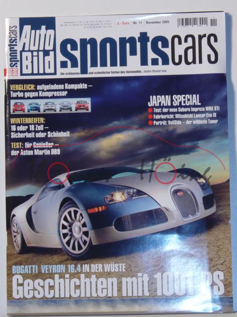 Auto Bild sportscars, Heft 11, November 2005