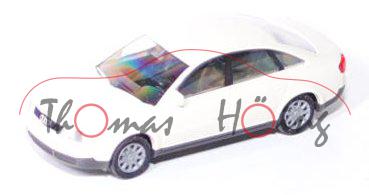 Audi A6 (C5, Typ 4B), Modell 1997-2004, cremeweiß, Rietze, 1:87, mb