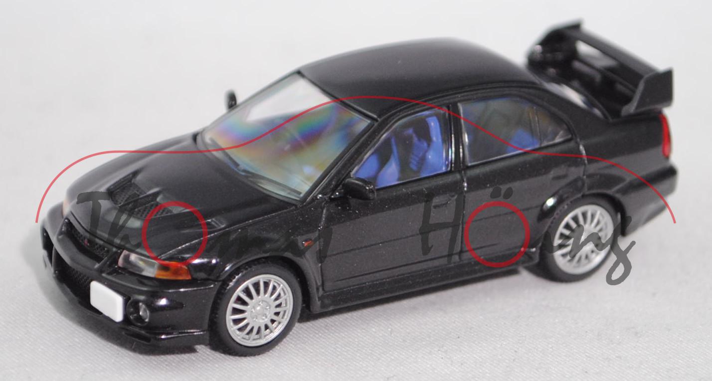 Mitsubishi Lancer GSR Evo VI (CP9A, Mod. 99-01), pyrenees black, TOMICA LIMITED/TOMYTEC, 1:64, mb