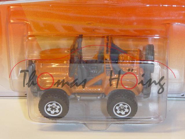 Cliff Hanger™ (Modell 2010), orangenbraunmetallic (metalflake copper), 4x4, Matchbox, Blister