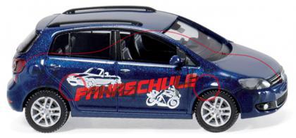 Fahrschule VW Golf VI Plus, Mj. 2009, dunkelblau, FAHRSCHULE, Wiking, 1:87, mb