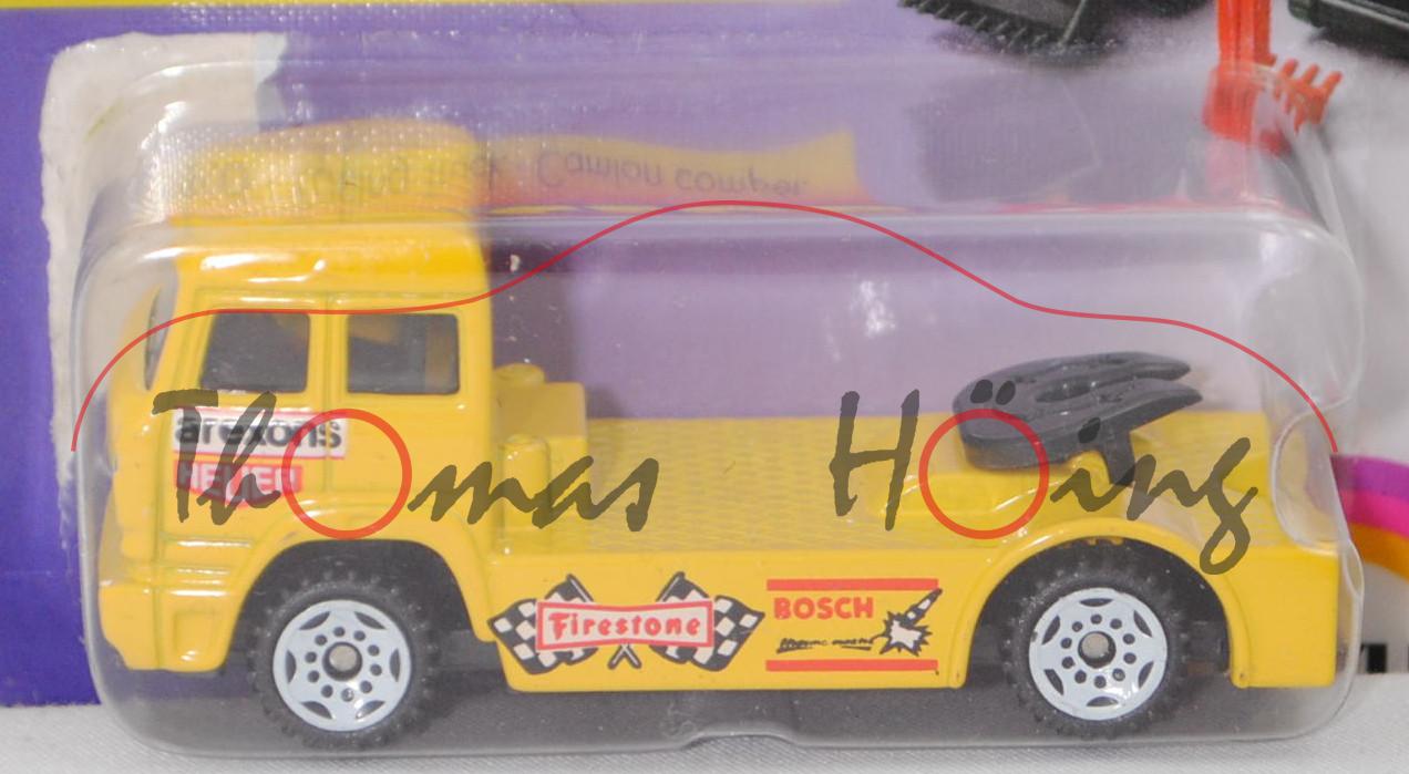 00000 Iveco TurboStar 190-36 T 4x2 (Mod. 1987-1990) Renntruck, gelb, C3, SIKU, 1:86, P24 m. neu (m-)