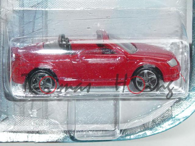 Audi TT Roadster, Mj. 1999, rot, innen schwarz, Maisto, 1:58, mb