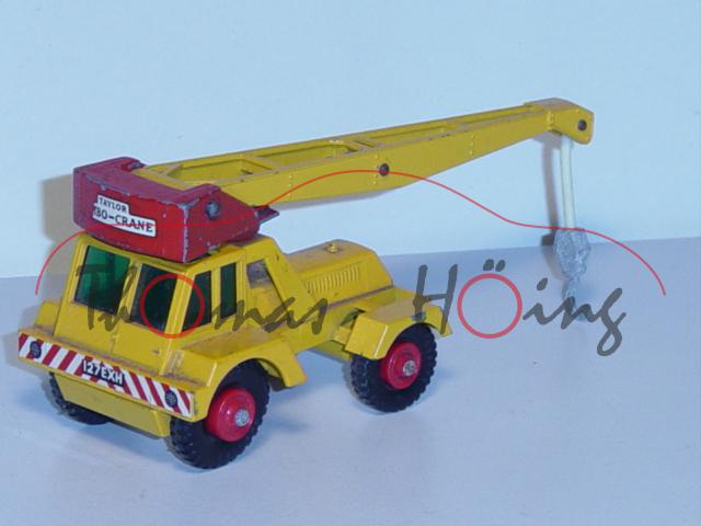 Taylor Jumbo Crane, chromgelb/feuerrot, TAYLOR / JUMBO-CRANE, Matchbox King Size