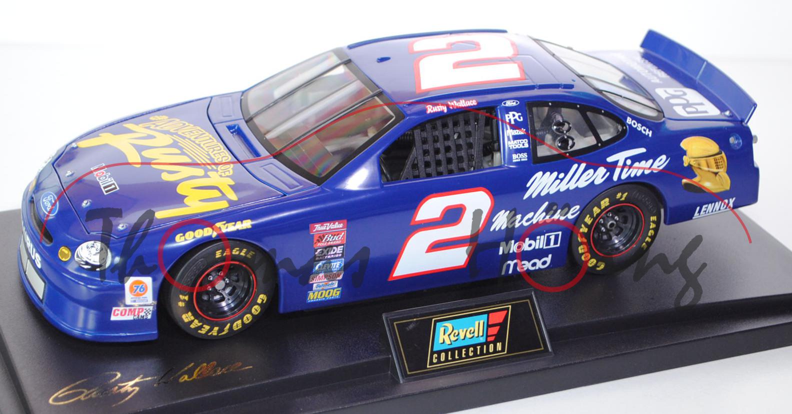 Ford Taurus Sedan (3. Generation), Modell 1995-1995, nachtblau, NASCAR Winston Cup Series 1998 (4. P