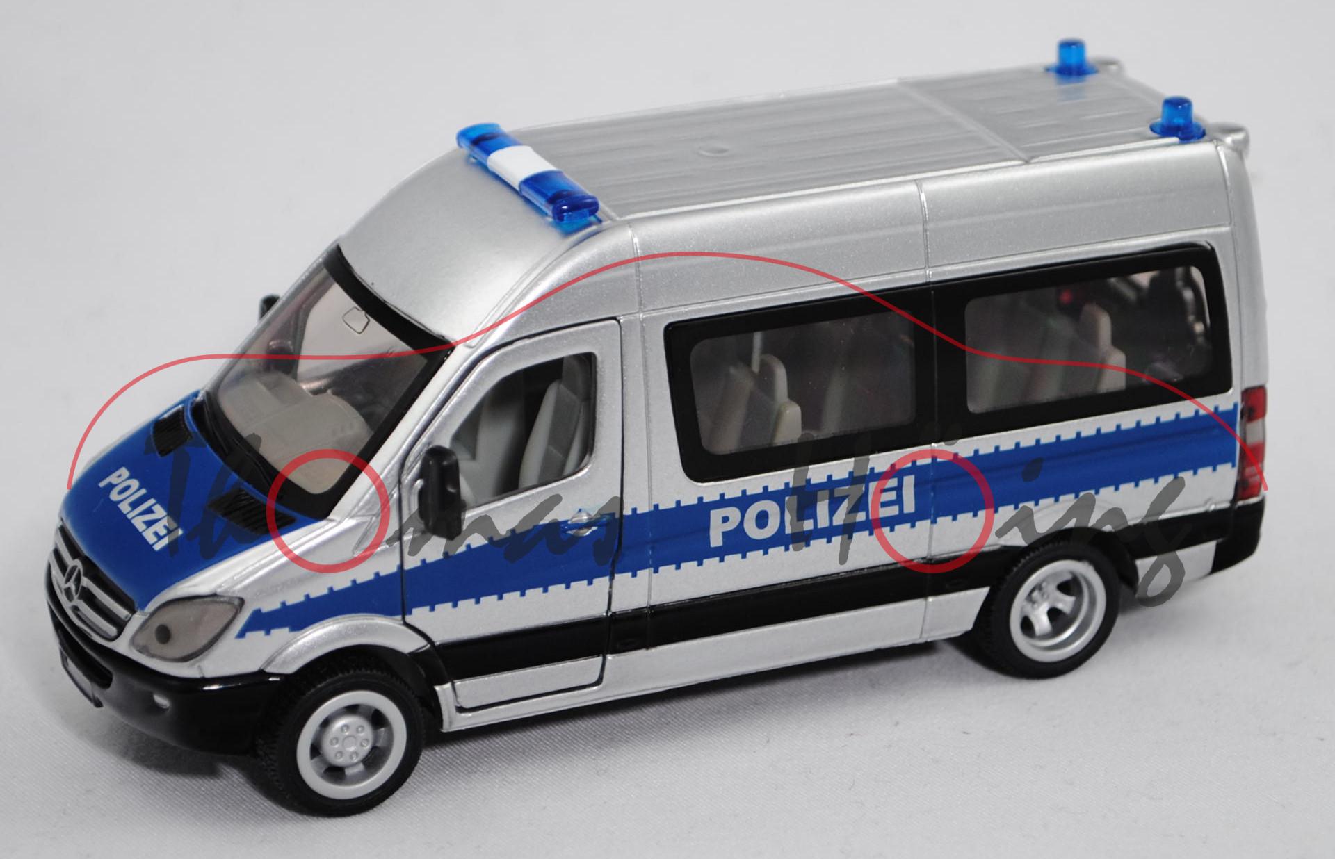 00000 Mercedes-Benz Sprinter II (NCV 3, W 906) Polizei Mannschaftswagen, L17mK (Aufkleber unten)