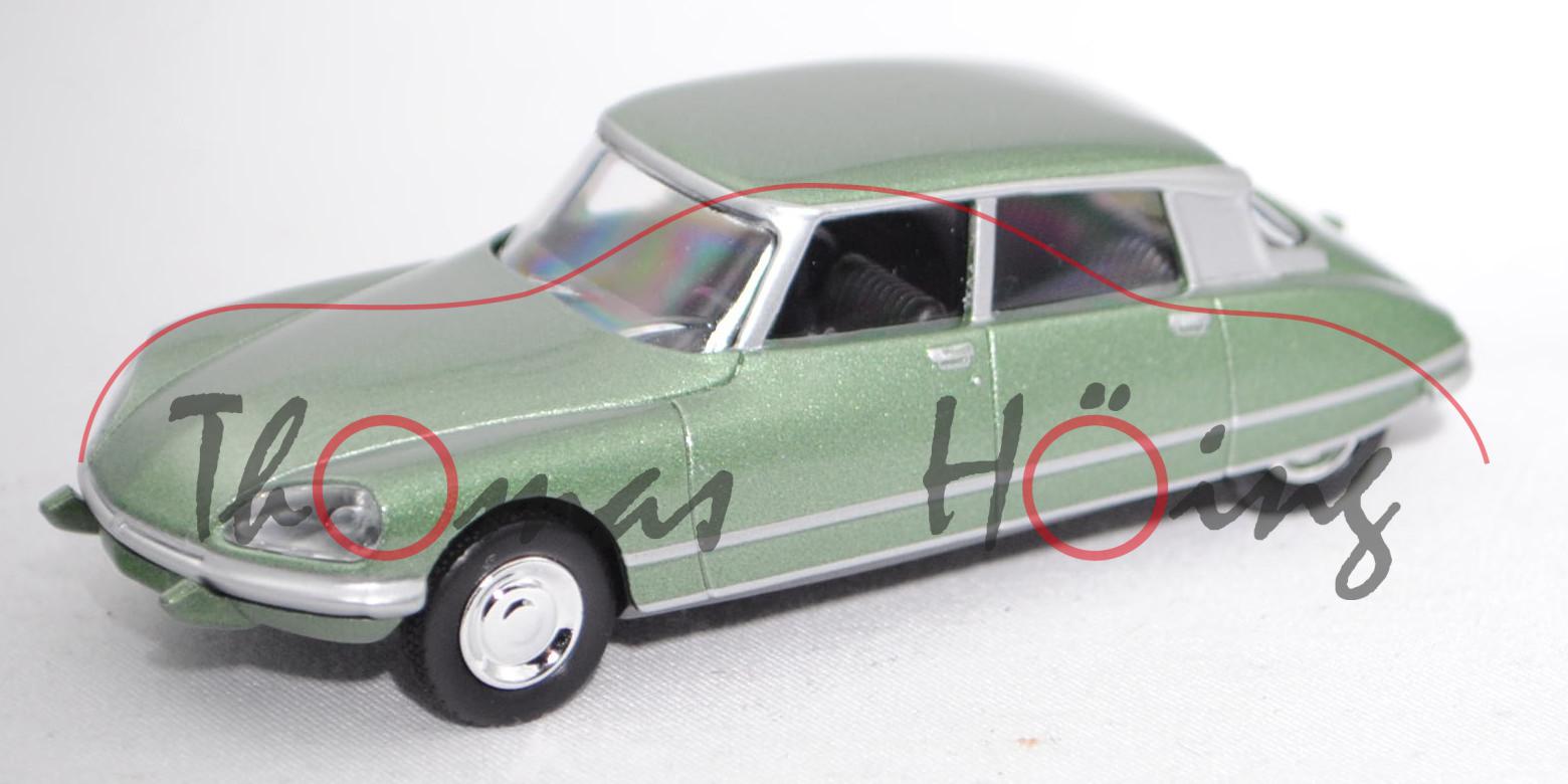 Citroen DS 23 Pallas (Mod. 1972-1975), vert argenté (resedagrünmet.), NOREV, 1:58, Norev SERIE 700