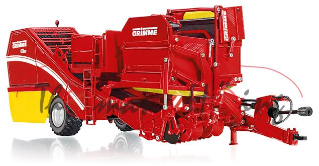 Grimme Bunkerroder SE 260, verkehrsrot/schwefelgelb, 1:32, Wiking, mb