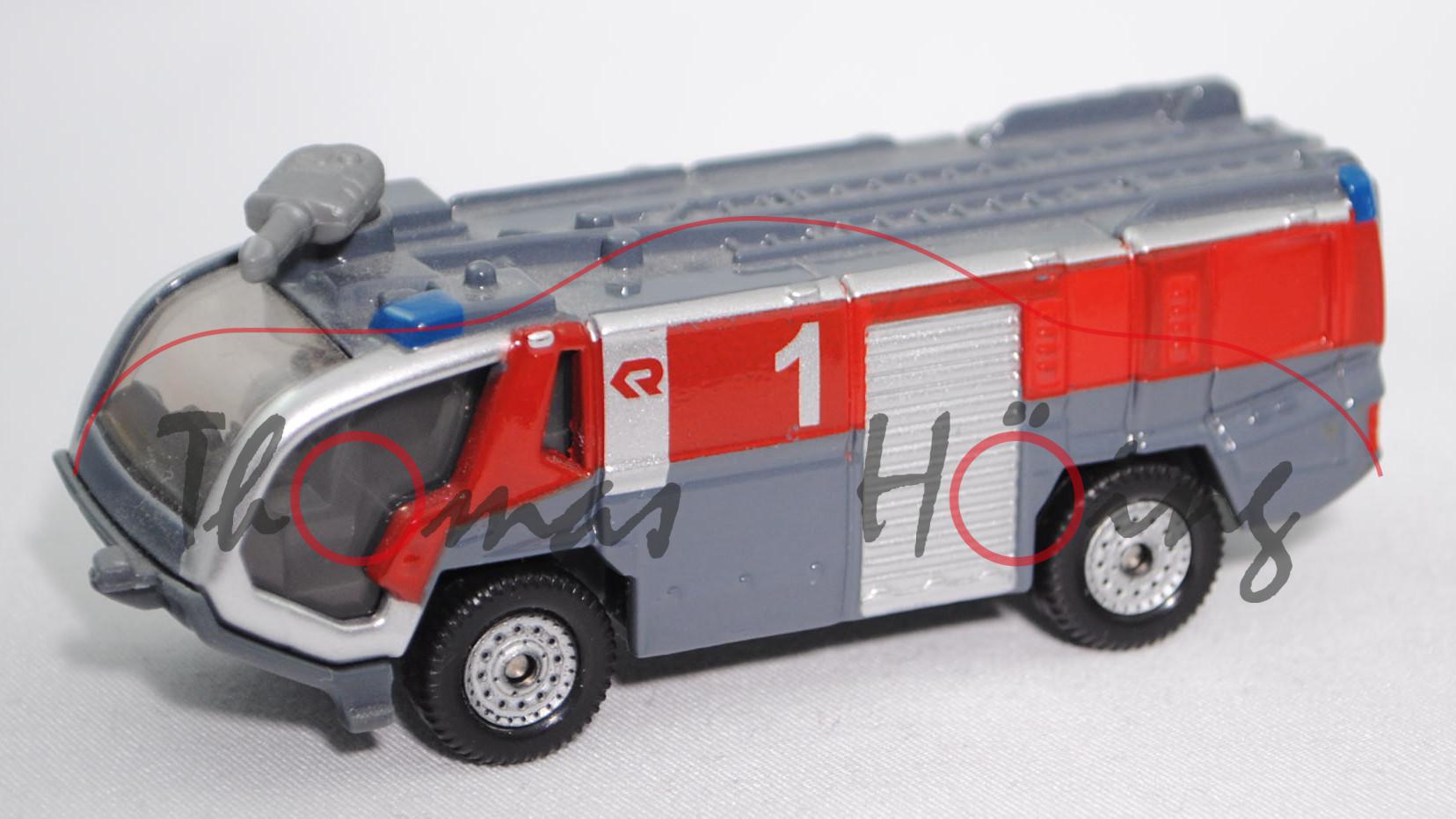 00000 Rosenbauer PANTHER 4x4 Flughafenlöschfahrzeug, rot/grau, R 1, mit Seitenstreifen