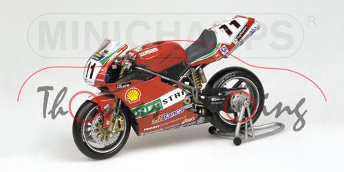 Ducati 996 R, karminrot, Team Ducati Infostrada, Fahrer: Ruben Xaus, Nr. 11, World Championship Supe