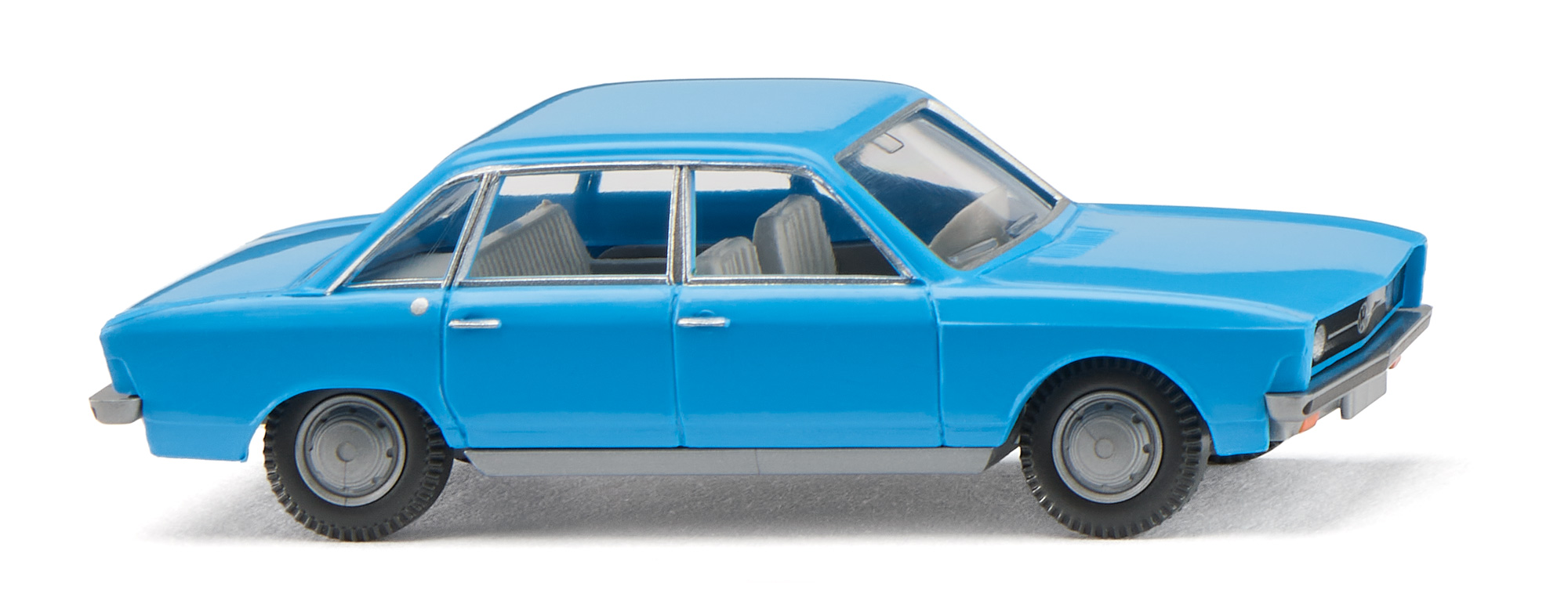 VW K 70 LS (1. Generation, Typ 48, Facelift 1972 zum Modelljahr 1973, Modell 1973-1975), hellblau, innen lichtgrau, Wiking, 1:87, mb