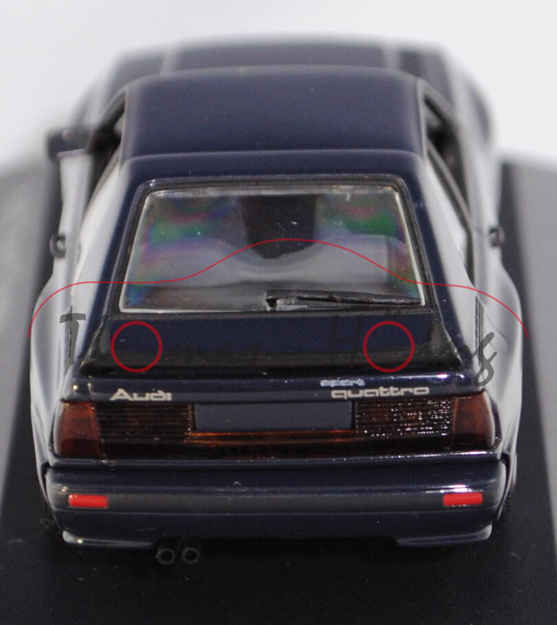 Audi sport quattro (Typ 85Q, Modell 1984-1986
