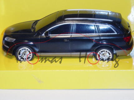 Audi Q7, Mj 05, schwarz, mit Fernsteuerung, RASTAR, 1:24, mb