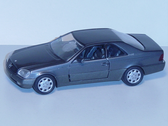 Mercedes 600 SEC V12, basaltgraumetallic, 1:43, SCHABAK MODELL