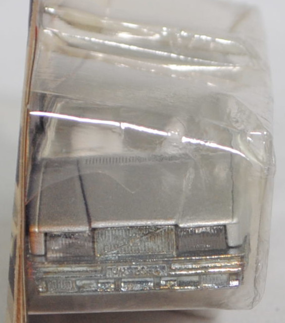 00000 Volvo 760 GLE (1. Generation, interne Baureihenbezeichnung 764, Vorfacelift, Modell 1982-1986), silbergraumetallic, ohne Kopfstützen hinten, SIKU SUPER, 1:55, P18