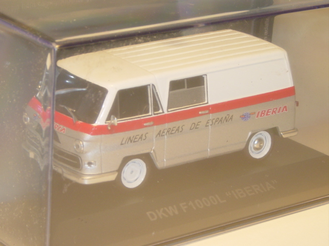 DKW F 1000 L Imosa, reinweiß/rot/silbergraumetallic, LINES AEREAS DE ESPANA IBERIA, Altaya, 1:43, mb