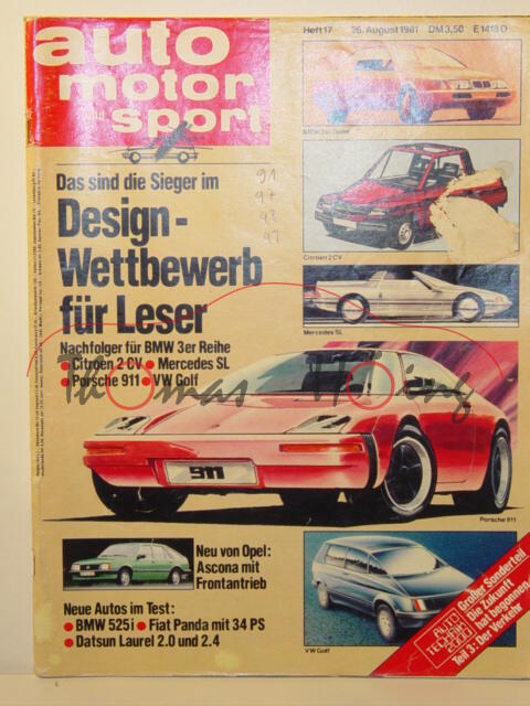 auto motor und sport, Heft 17, 26. August 1981