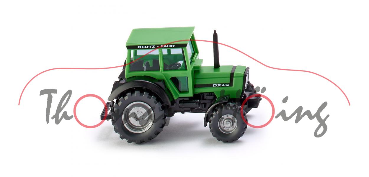 Deutz-Fahr DX 4.70 (2. Generation DX-Reihe, Baureihe DX 4, Mod. 83-89), gelbgrün, Wiking, 1:87, mb