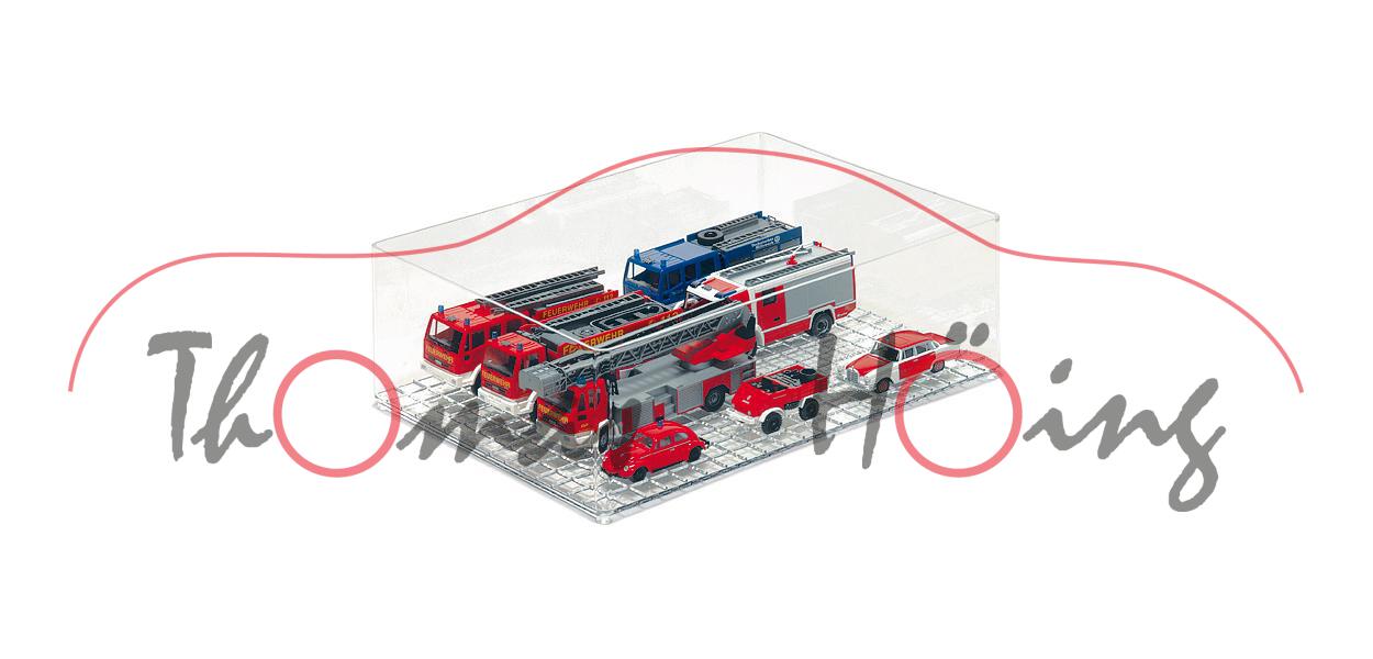 WIKING-Sammelkasten für PKW und LKW (ohne Inhalt), transparent, H=70 mm, B=210 mm, T=155 mm