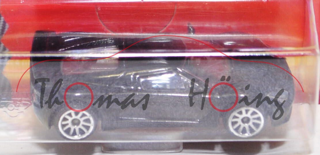 Akylone Hyper Car Concept (Nr. 229C), Modell 2012, schwarz, 10-Speichen-Felge, majorette, 1:68, Blis