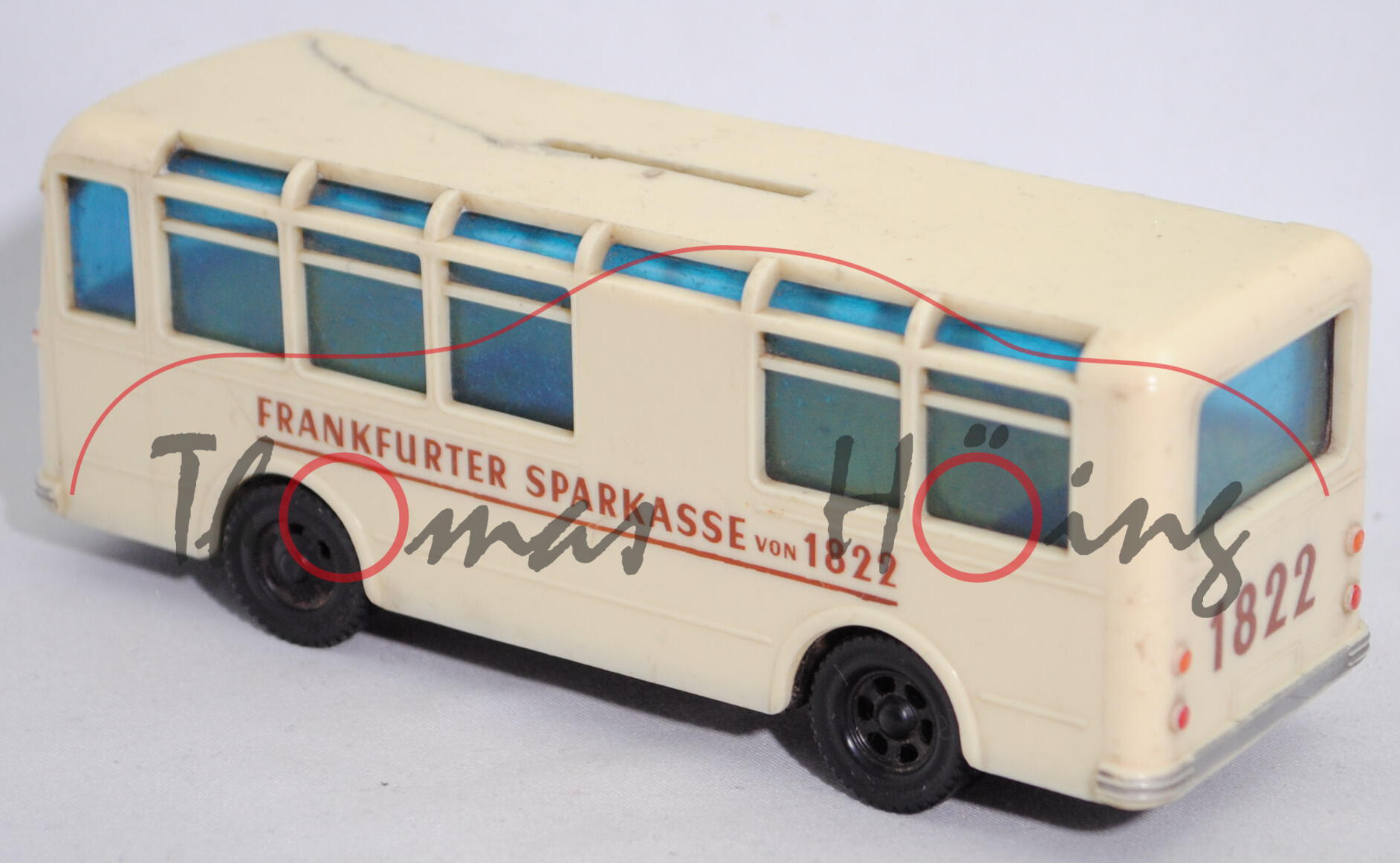 SIKU - Büssing AG Spardosen-Bus - Rare - Sparbus Frankfurter Sparkasse SIKU - Büssing AG Spardosen-Bus - Rare - Sparbus Frankfurter Sparkasse