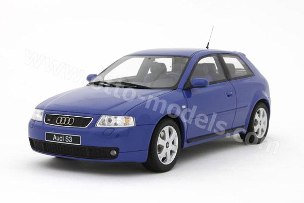 Audi S3 3-türig (Typ 8L facelift), Modell 2001-2003, blau, OttO mobile, 1:18, mb