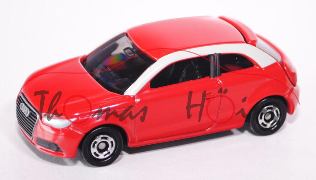 Audi A1, Modell 2010-, misanorot, TAKARA TOMY, 1:60, mb