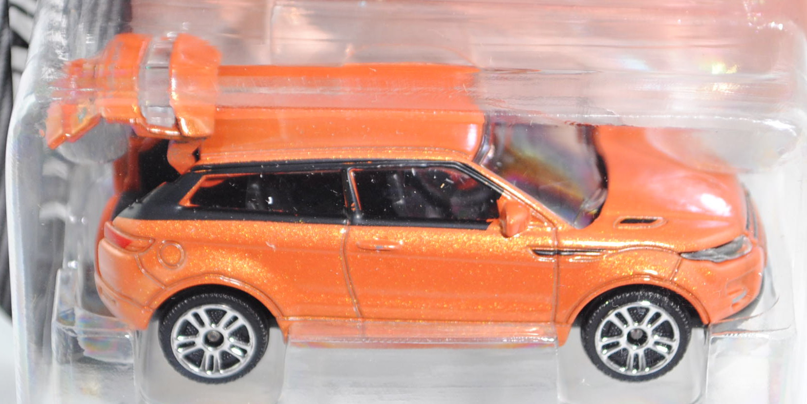 Range Rover Evoque (Typ L538, Modell 2011-2015) (Nr. 266 A), orangenbraunmetallic, Heckklappe zu öff