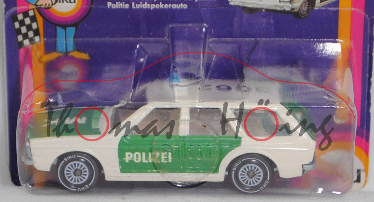 00011 VW Passat Variant LS (Mod. 74-75) Polizei-Lautsprecherwagen, weiß, POLIZEI / MK / 3062, P18