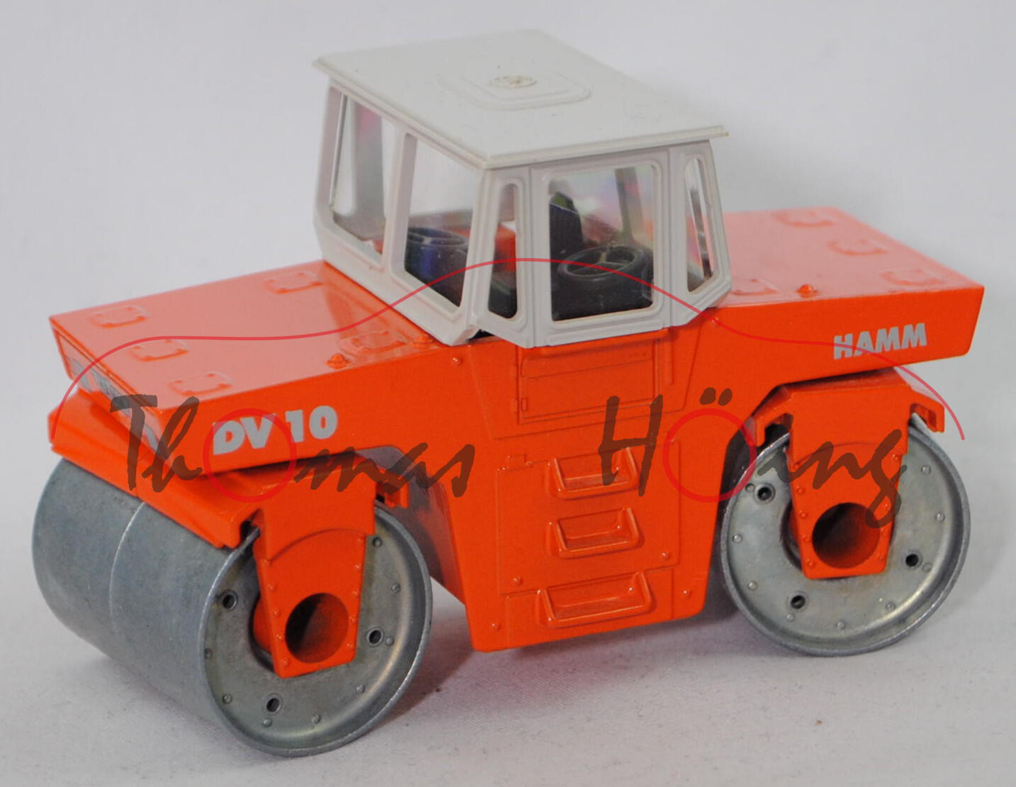 00000 HAMM DV 10.22 C Tandemvibrationswalze (Mod. 1987-1994), reinorange/seidengrau, SIKU, 1:55