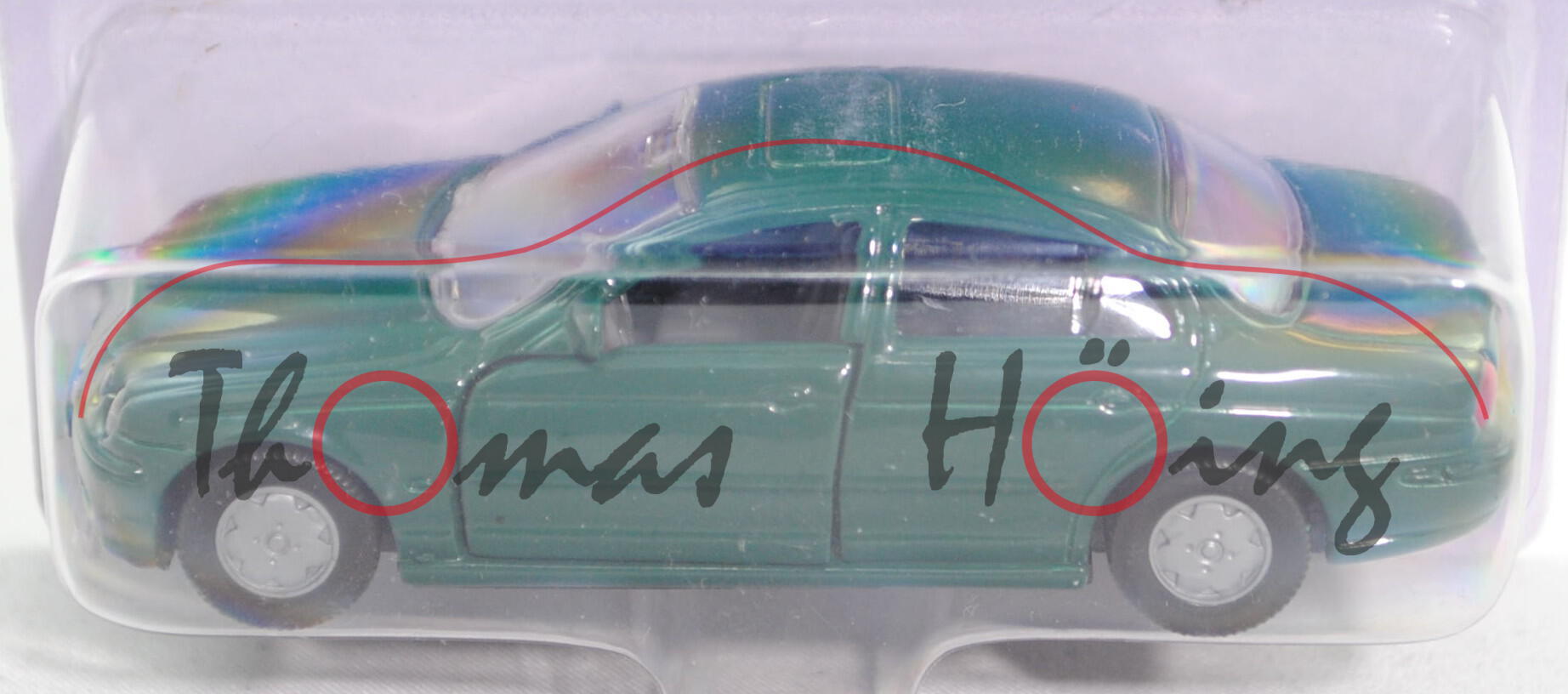 00401 Jaguar S 4.0 V8 (Typ CCX / X200, Mod. 1999-2002), moosgrün, P26 (Limited Edition Siku-Museum)