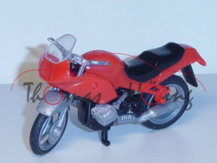 BMW R 1100 RS Motorrad, Modell 1993-2001, verkehrsrot, mit Frontscheibe