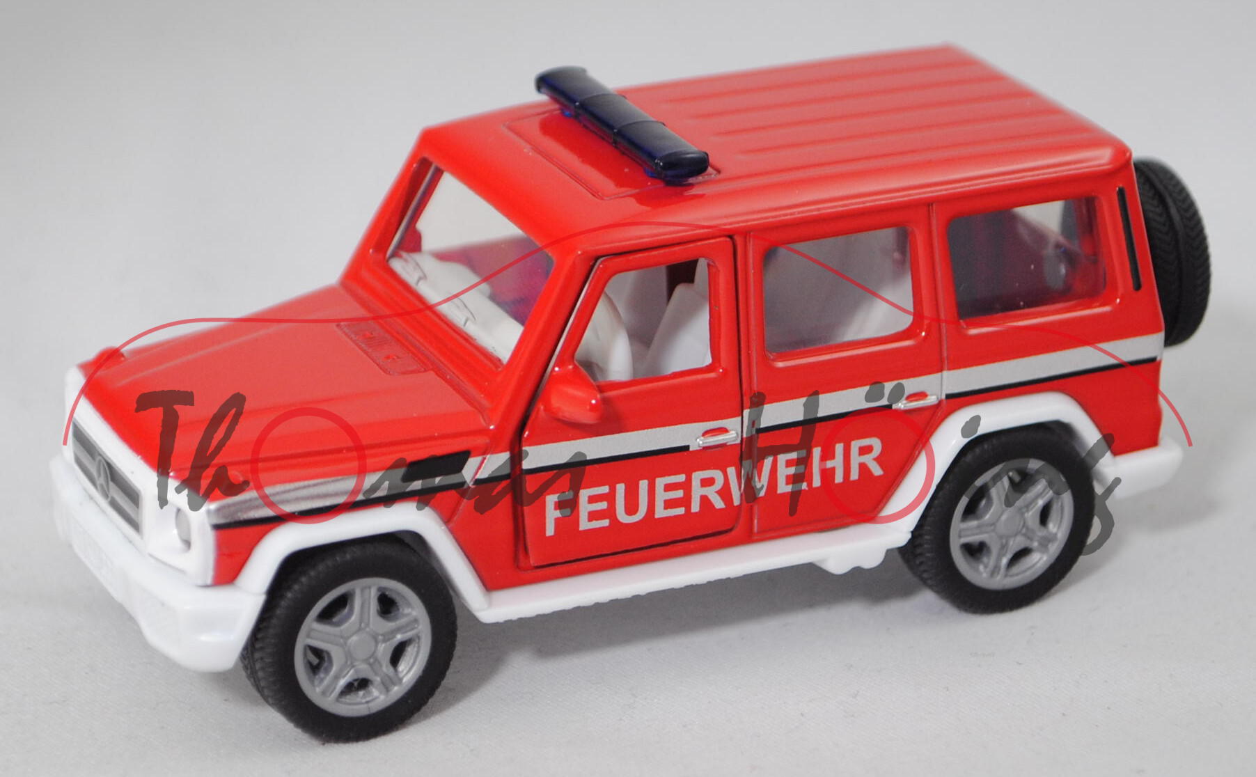 00000 Mercedes-Benz G 65 AMG (Modell 2012-2015) Feuerwehr, rot/weiß, FEUERWEHR, L17mpK