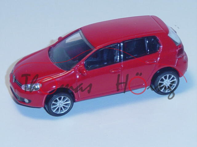 VW Golf VI, tornadorot, 1:50, Norev, Werbeschachtel