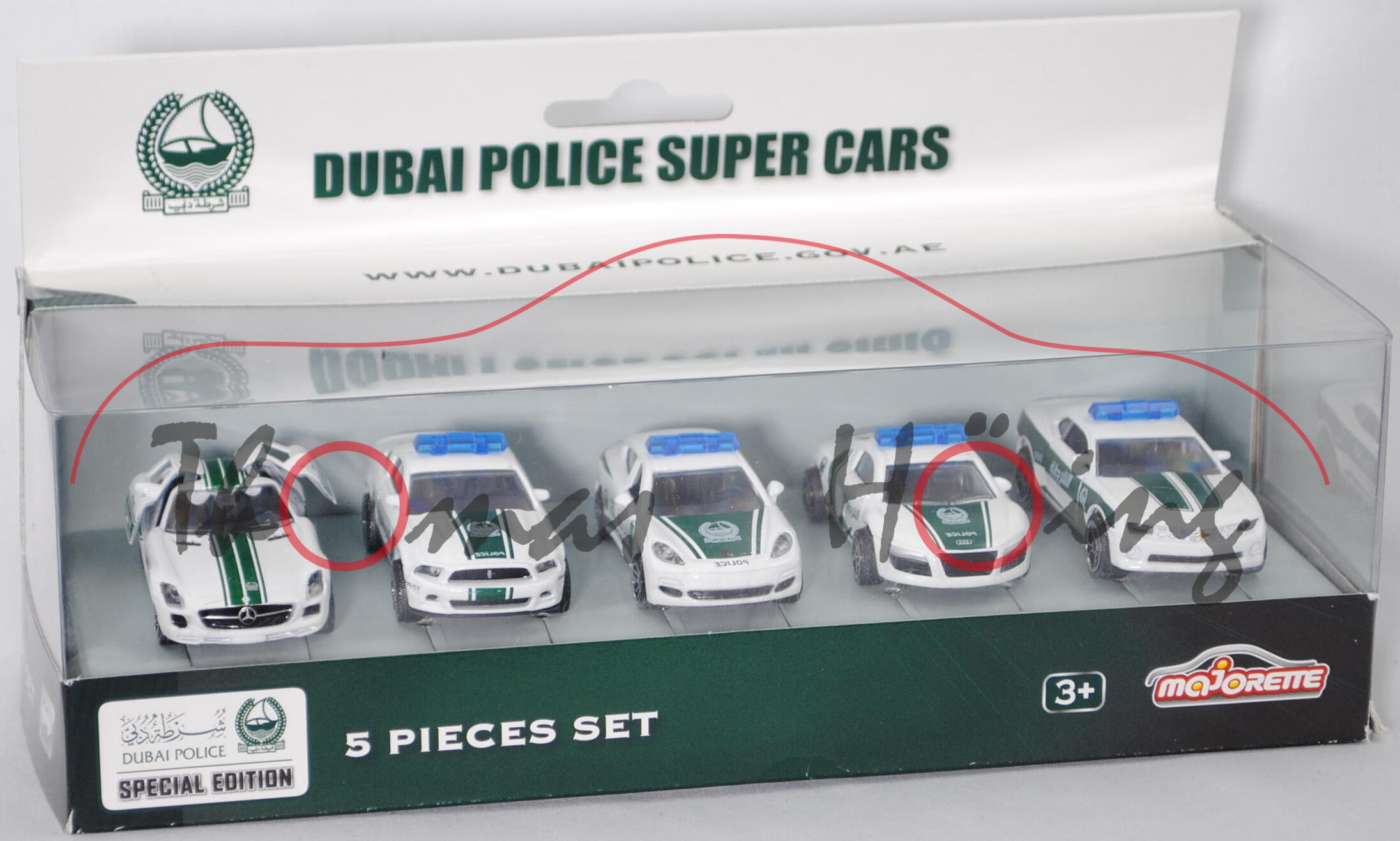 Dubai Police Super Cars Set (5 Modelle)