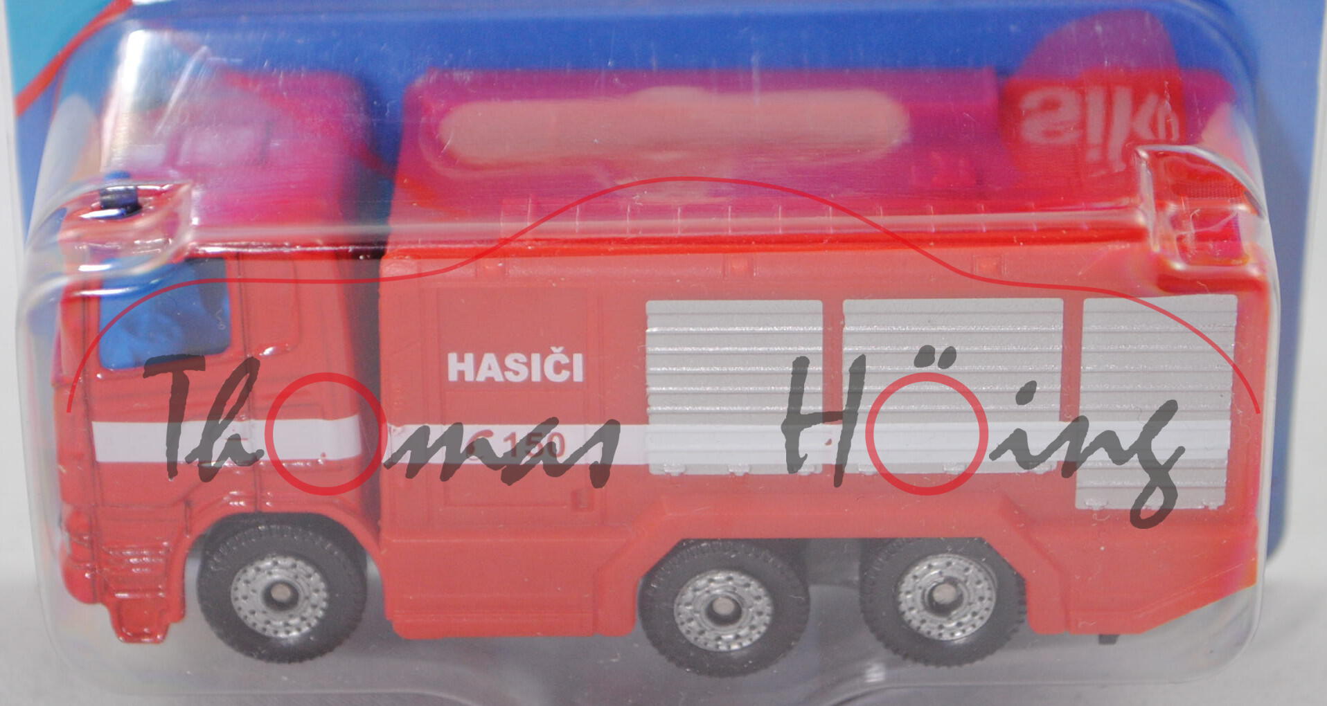 06100 CZ Scania R380 (CR16, Modell 2004-2009) TLF Fire Engine, rot, HASICI, P29e (Limited Edition)