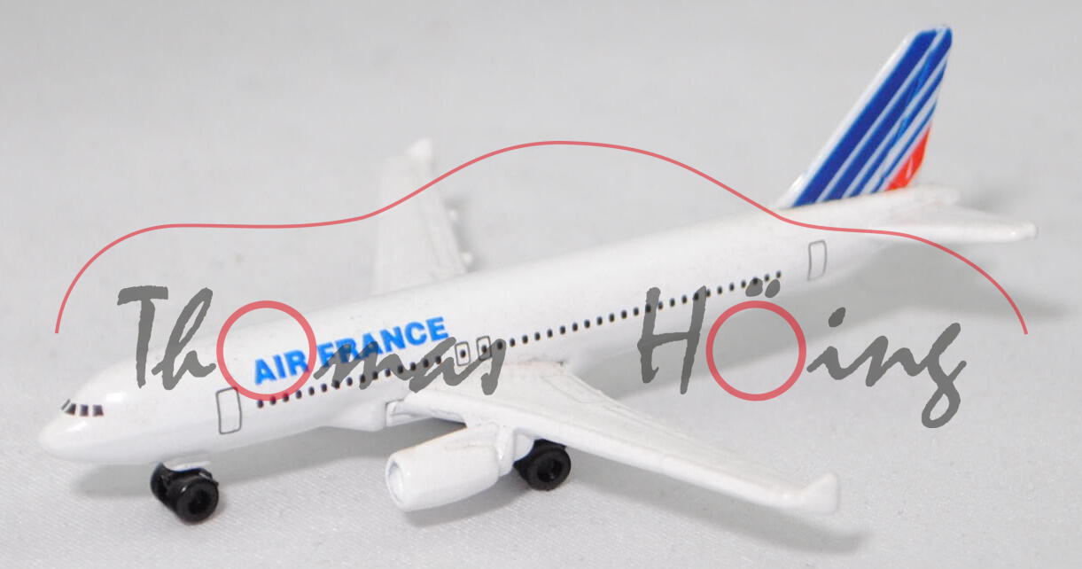 Airbus A 320-200 (Modell 1988-), reinweiß, AIR FRANCE, SIKU, 1:506 (Produktionsmuster, Handmuster)