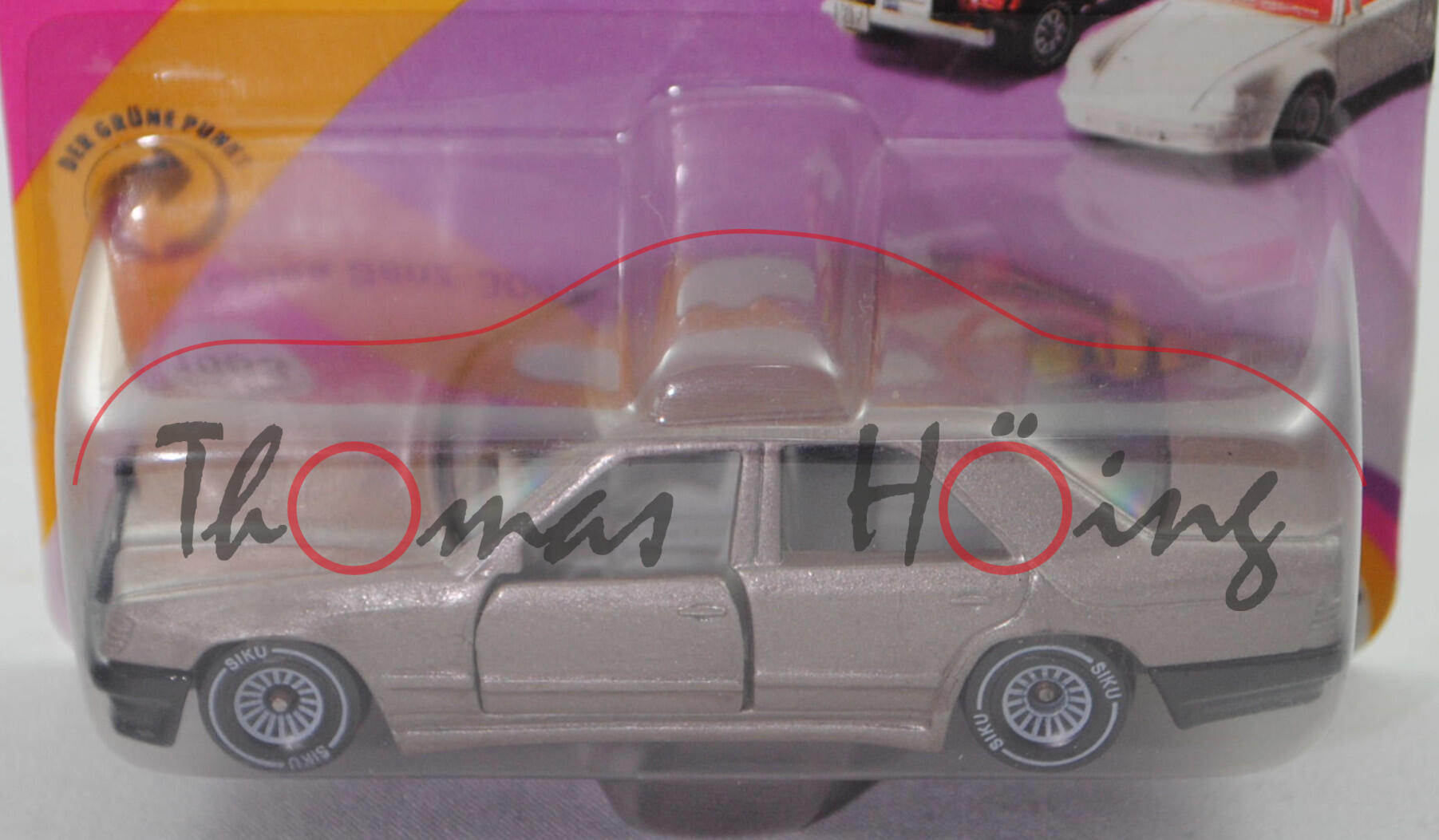 00008 Mercedes-Benz 300 E (W 124, Modell 1985-1986), dunkel-graubeigemetallic, B4, SIKU, 1:55, P23