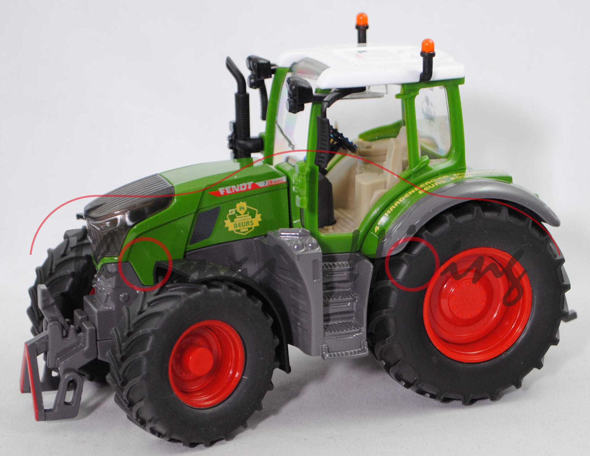 00000 Hardenberg Fendt 728 Vario (Modell 2023-), grün, 4e HARDENBERGER / BEURS, 1:32, Werbebox