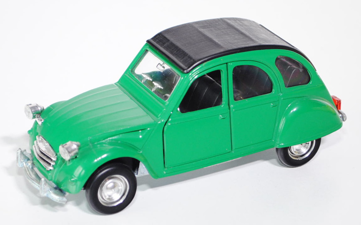 Citroen 2 CV, signalgrün, Türen zu öffnen, 1:25, POLISTIL / Tonka