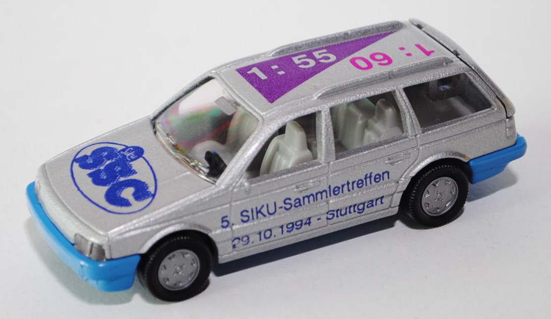 VW Passat Variant (B3, Typ 35i, Mod. 1988-1993), silbergraumetallic, 5. SIKU-Sammlertreffen