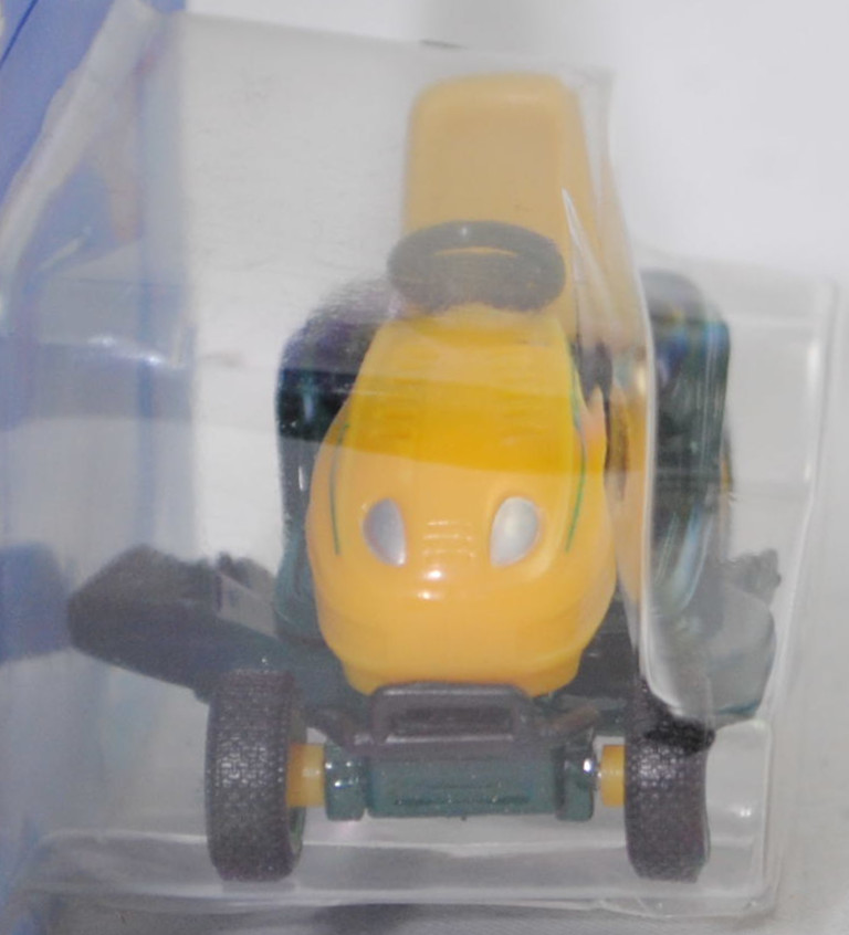 00001 Rasentraktor MTD YaRD-MaN AG 5165 AUTODRIVE™ (Modellnummer 13AE504G643, 4-Style, Modell 2002-2002), gelb/grün, Frontscheinwerfer 5 mm hoch, SIKU SUPER, 1:32, P28b