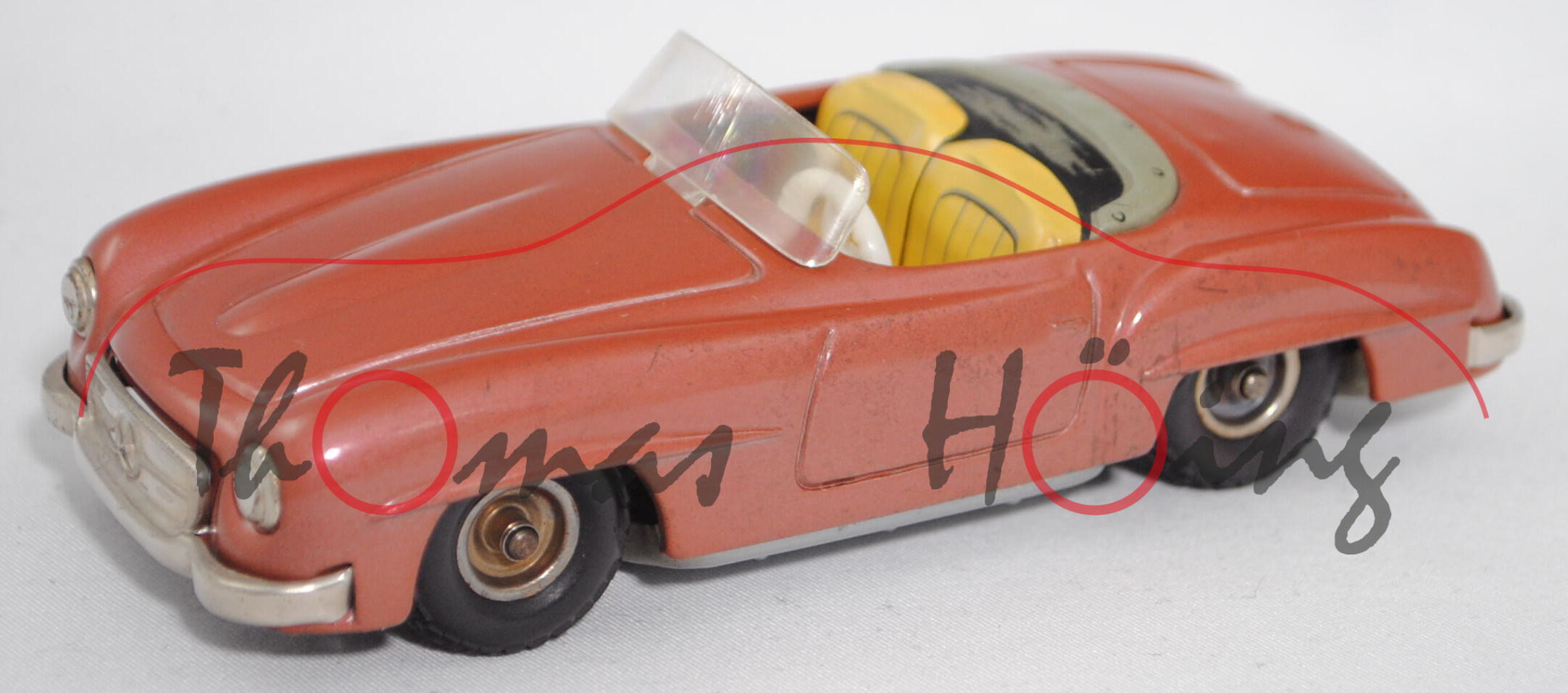 Mercedes-Benz 190 SL Roadster (Mod. 1955-1956), hell-kupferbraunmet., CKO Kellermann, 1:35, mb