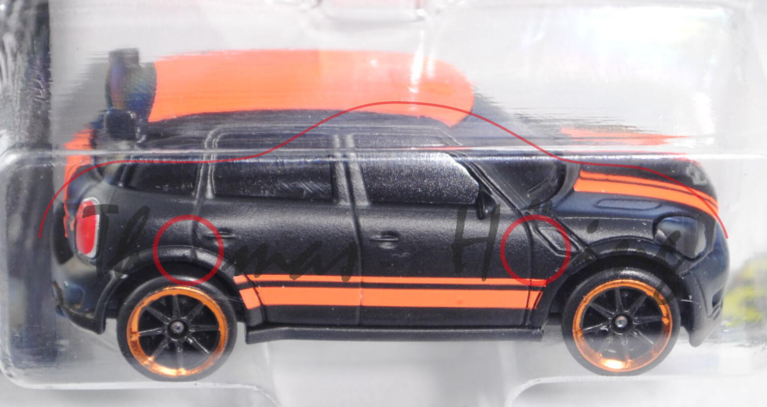 Mini Cooper Countryman WRC 2011 (Typ R60, Modell 2010-) (Nr. 294F), mattschwarz/hell-leuchtorange, 8