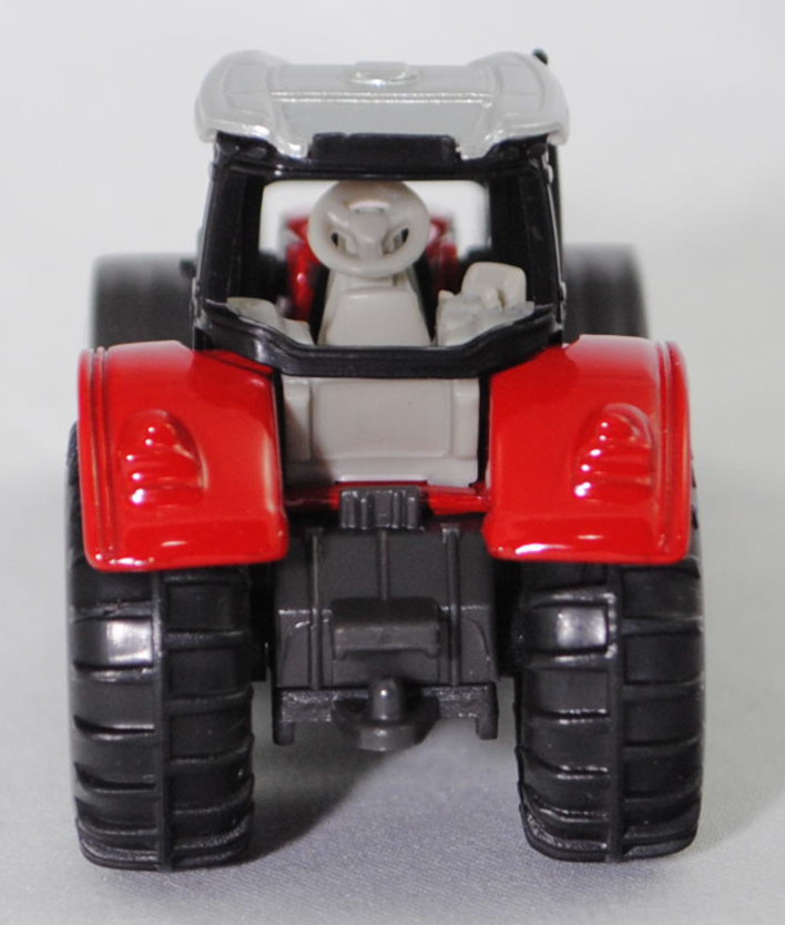 00000 Massey Ferguson MF 8737 Dyna-VT Efficient (Modell 2014-2017) mit Massey Ferguson MF 988 Frontlader, karminrot, Frontlader schwarz, SIKU SUPER, 1:81, P29f